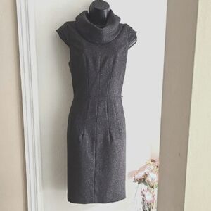 Saks Fifth Avenue | Charcol Grey Fitted Dress